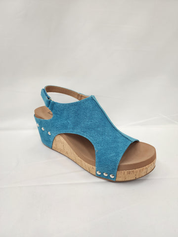 Corkys Carley Washed Turquoise Canvas *LIMITED EDITION