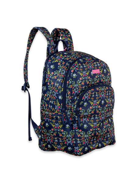 Simply Southern Navy With Flowers Backpack