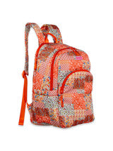 Simply Southern Orange Quilted Patchwork Backpack