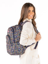 Simply Southern Navy With Flowers Backpack