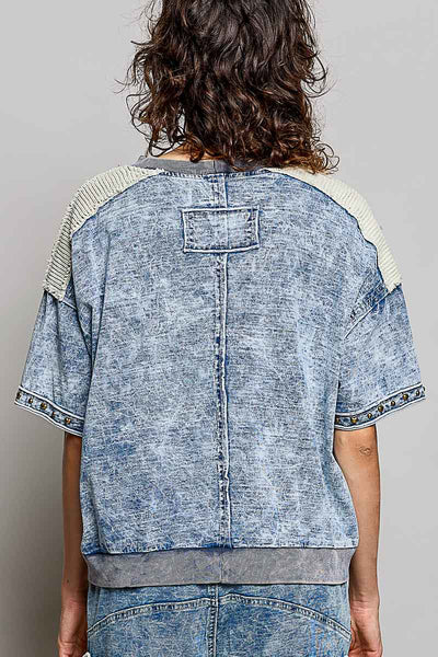 Denim Blue Days Top