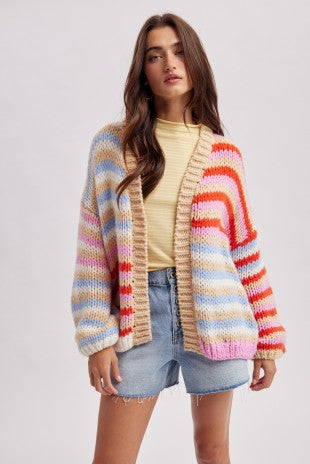 Candy Stripe Cardigan