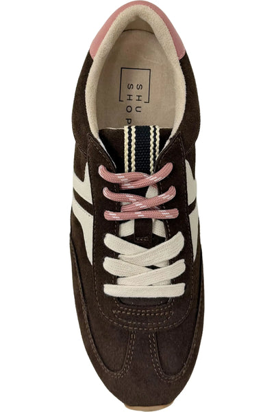 Shu Shop Sarah Sneaker in Brown Suede