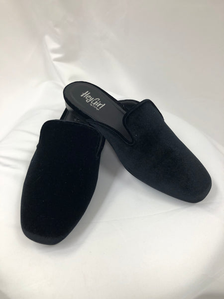 Corkys Spotlight Mule in Black Velvet