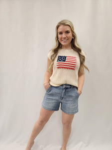 Flag Crochet Tank