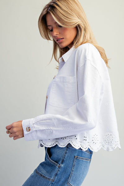 Eyelet Jacket