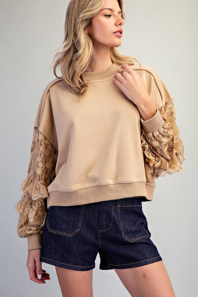 Layers of Lace Pullover