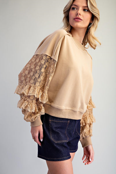 Layers of Lace Pullover