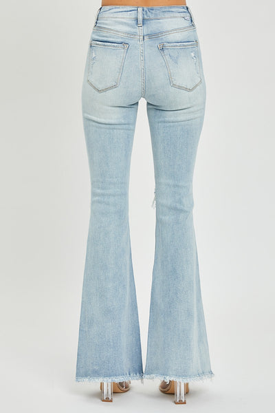 Risen HR Distressed Flare Jean
