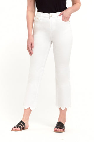 1822 Scalloped Crop Jean
