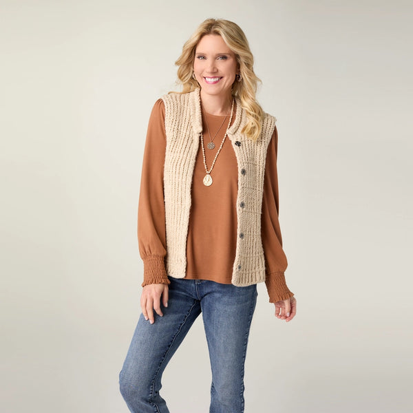 Palla Knit Vest by Coco+Carmen