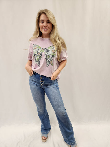 Camo Bow Graphic tee