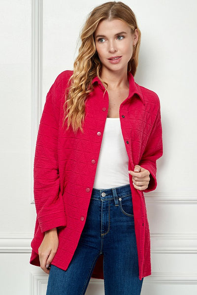 Quilted Love Shacket