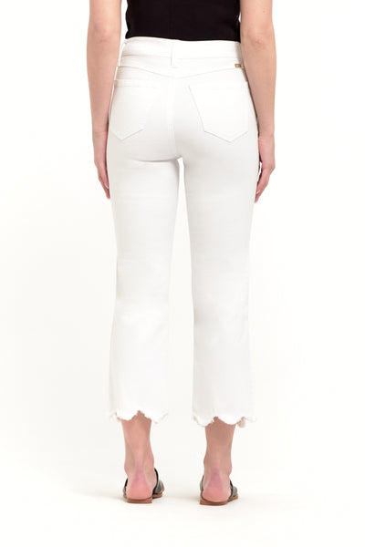 1822 Scalloped Crop Jean