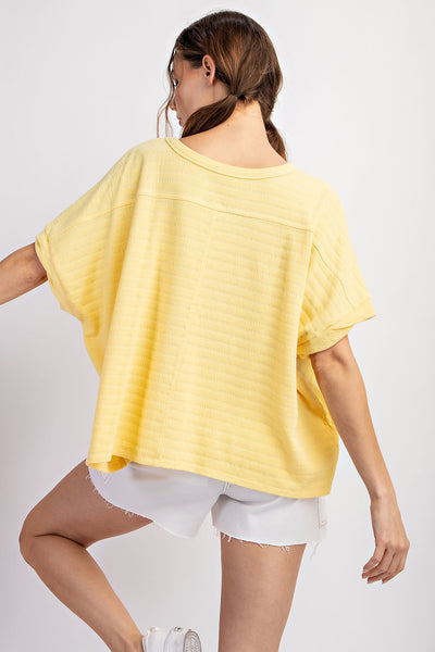 Textured Body Top