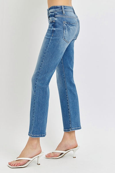 Risen Low Rise Crop Flare Jean