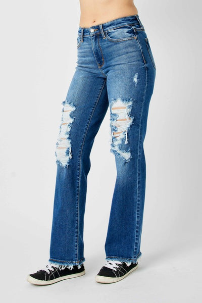 Judy Blue MR Distressed Dad Jean