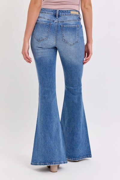 Cello MR Super Flare with Rhinestones Jean