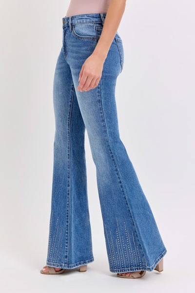 Cello MR Super Flare with Rhinestones Jean