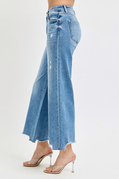 Risen Francis HR Crop Wide Leg Jean