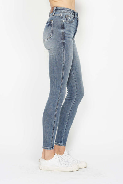 Judy Blue Tummy Control Contrast Wash Skinny Jean