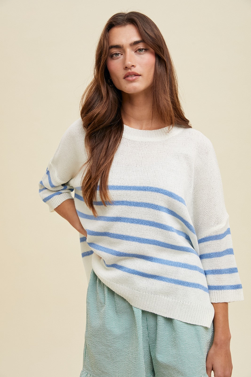 Can't Remember Stripe Top