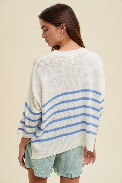 Can't Remember Stripe Top