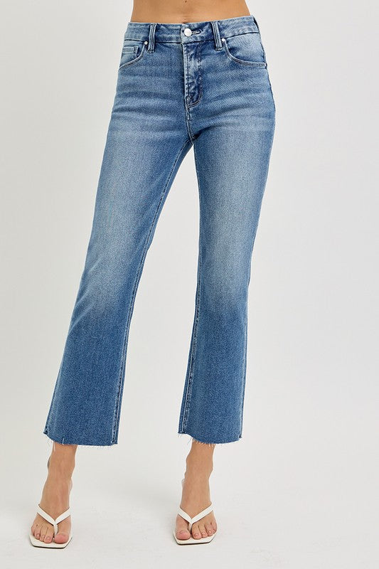 Risen TC HR Crop Straight Jean