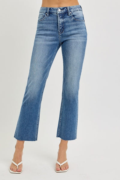 Risen TC HR Crop Straight Jean