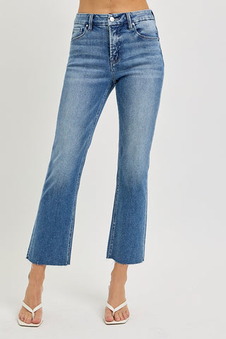 Risen TC HR Crop Straight Jean