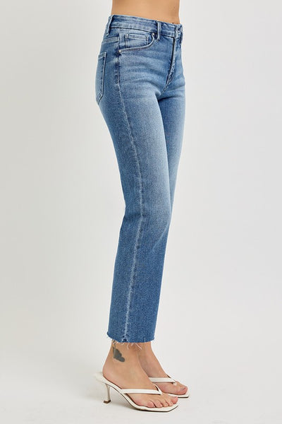 Risen TC HR Crop Straight Jean