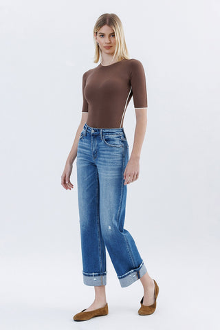 Flying Monkey HR Cuffed Slim Wide Jean