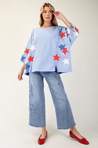 Star Patch Top