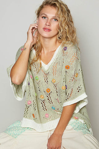 Scattered Blooms Top