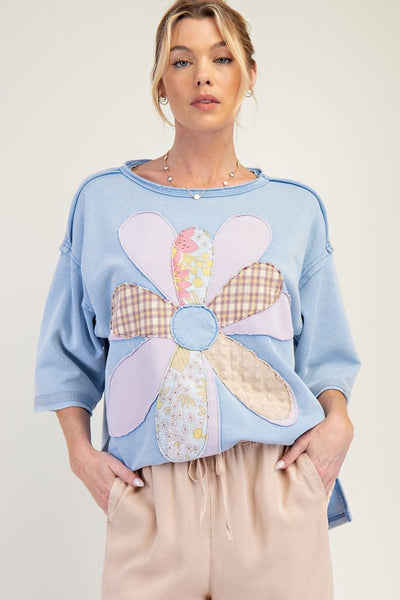 Granny's Flower Scrap Top
