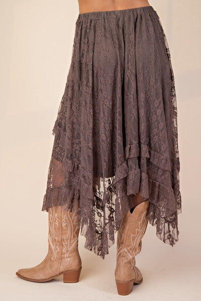 All Over Lace Skirt