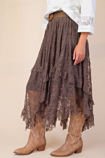 All Over Lace Skirt