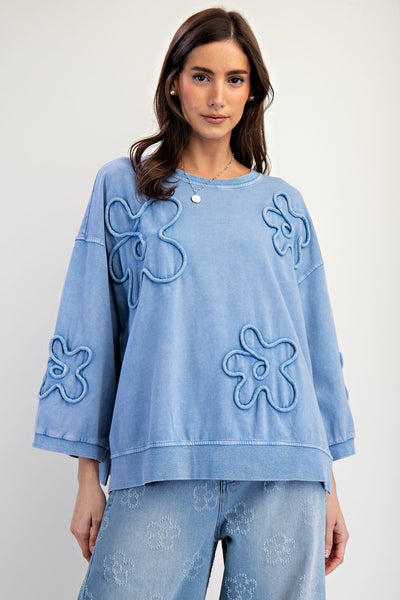 Stitched Petals Top