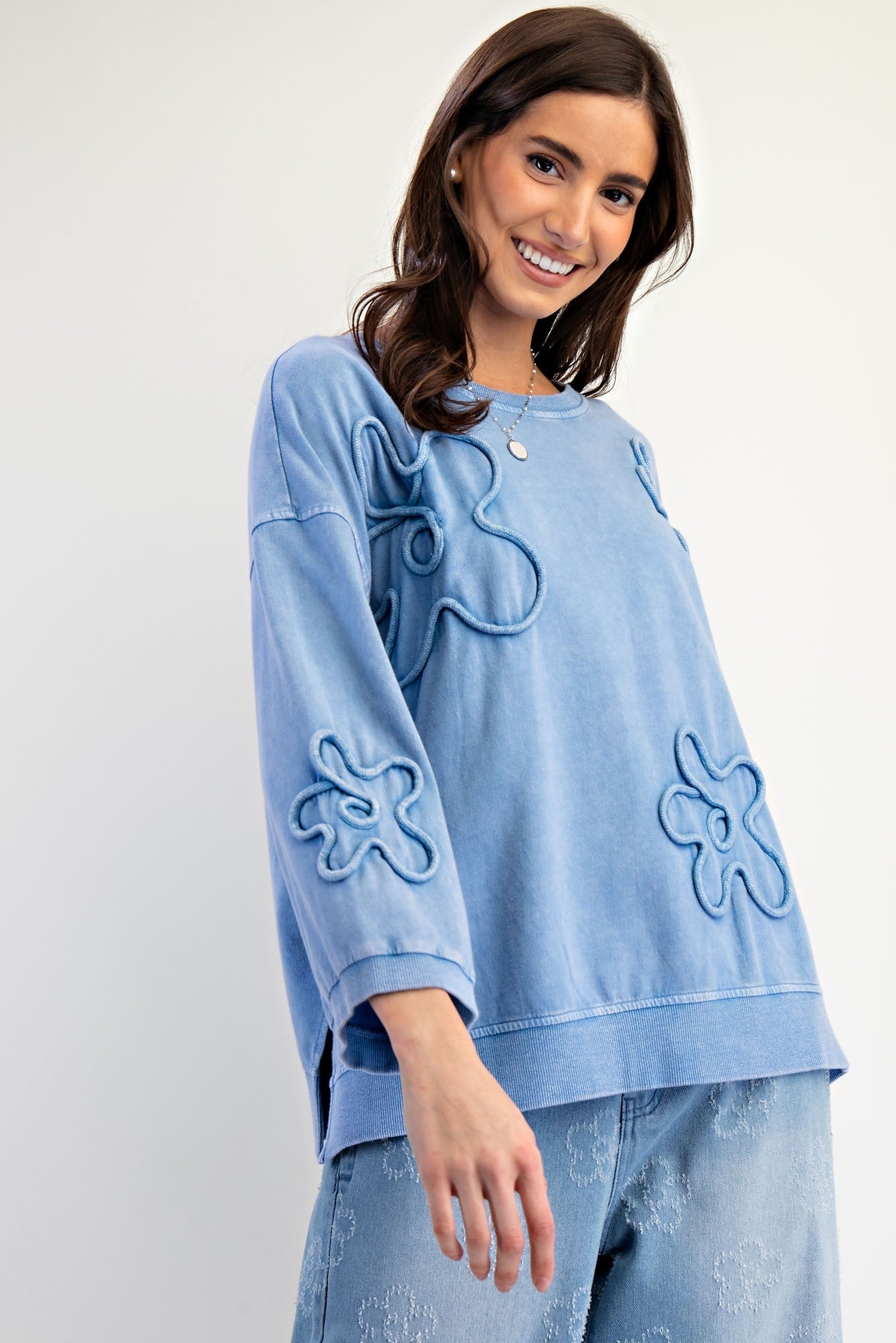 Stitched Petals Top