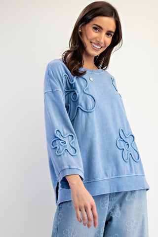 Stitched Petals Top