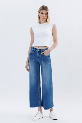 Lovervet High Rise Crop Wide