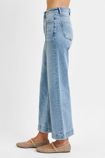 Risen Courtney HR Crop Wide Jean