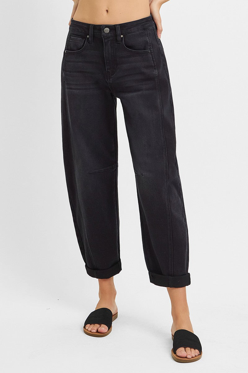 Risen HR Barrel Jean in Black