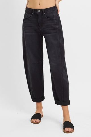 Risen HR Barrel Jean in Black