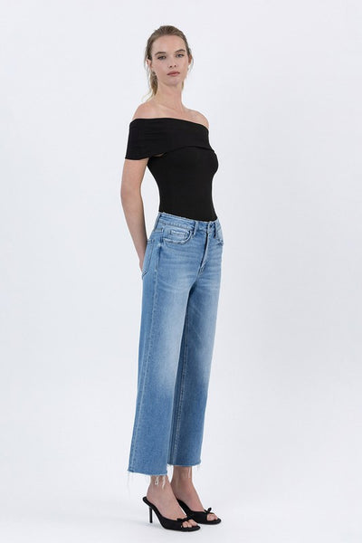 Flying Monkey HR Crop Slim Wide Jean