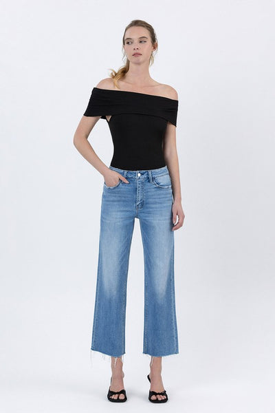 Flying Monkey HR Crop Slim Wide Jean