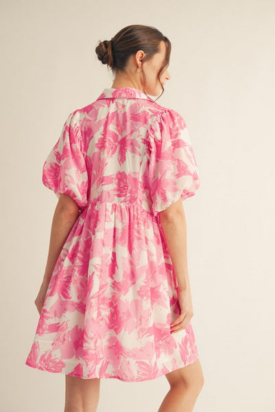 Pink Blossoms Dress