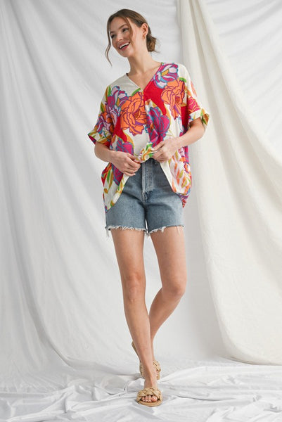 Electric Bloom Top
