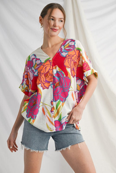 Electric Bloom Top