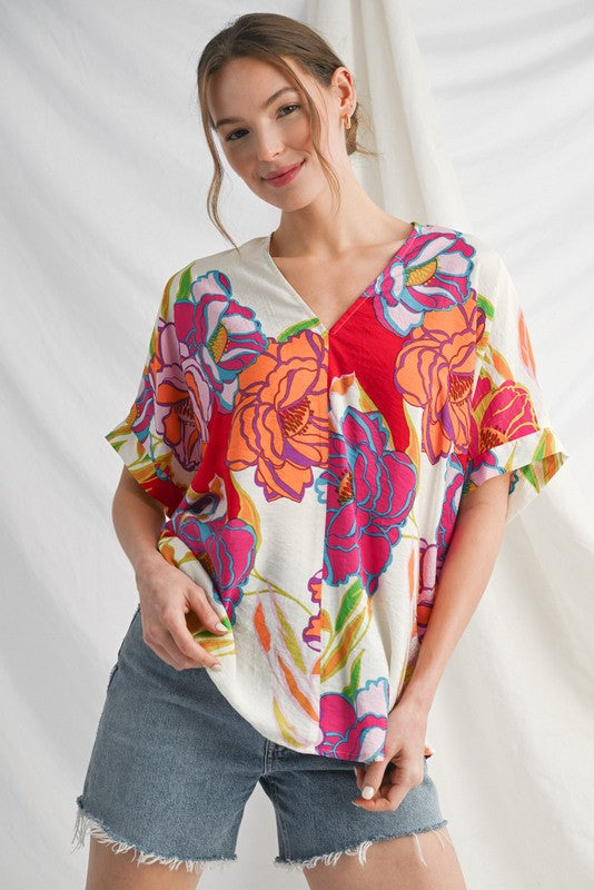 Electric Bloom Top